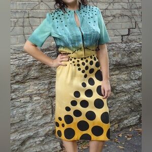 3 Piece Couture Skirt, Jacket and Halter Set, Size 4-6